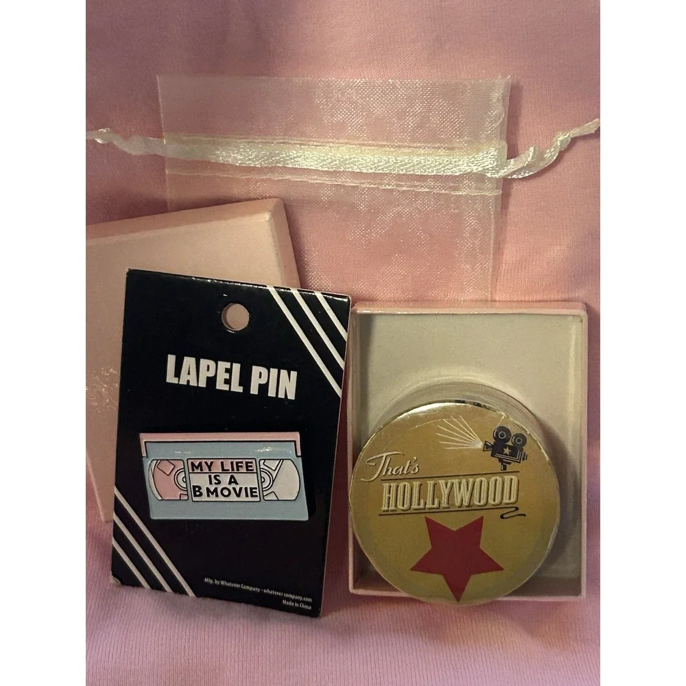 Magic Towel + Lapel Pin - Hollywood Theatre - Movies - Actor - Actress - Movie